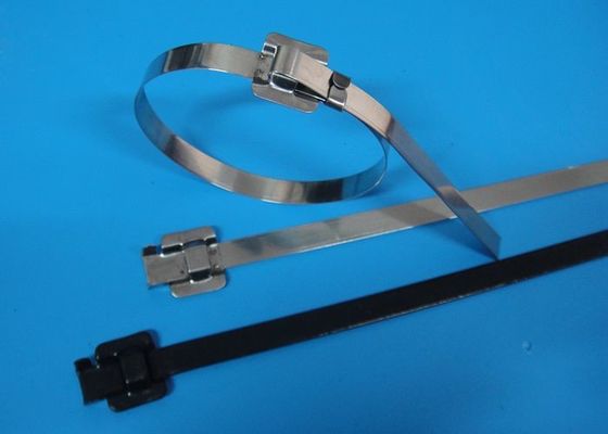 China SS Releasable Cable Ties Heavy Duty , SS304 / SS316 Reusable Tie Wraps supplier