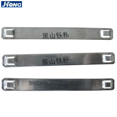 China SS304 Stainless Steel Marker Plates , SS Cable Tag Plate Fire Retardant supplier