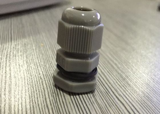 China PG7 Grey Industrial Cable Glands , Liquid Tight Fire Proof Cable Glands supplier