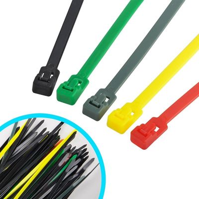 China Multi Colored Commercial Electric Cable Ties , Weather Resistant Nylon Wire Ties supplier