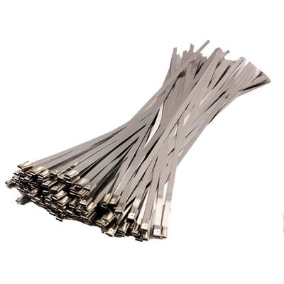 China 304 316 Fire-proof self-lock Stainless Steel Cable Ties with 16mm width supplier