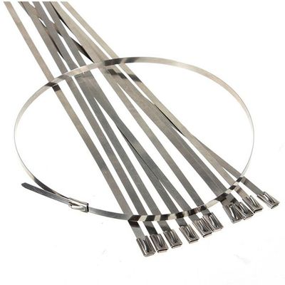 China Manufacturer Ball-Lock Stainless Steel Cable Tie 4&quot; 6&quot; 8&quot; 12&quot; 16&quot; 20&quot; CE &amp; ISO Certificate supplier