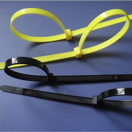 Quick Release 8 Inch Nylon Cable Ties / Electrical Zip Ties OEM/ODM Available