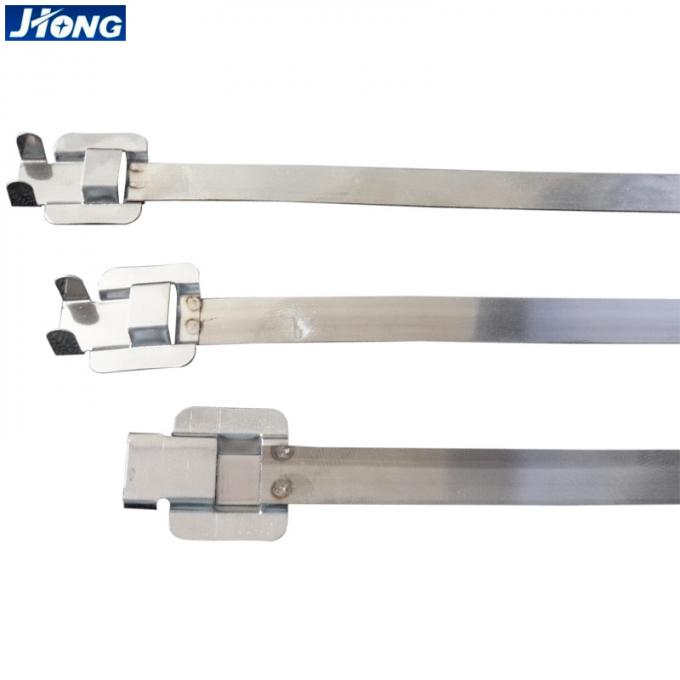 SS Releasable Cable Ties Heavy Duty , SS304 / SS316 Reusable Tie Wraps