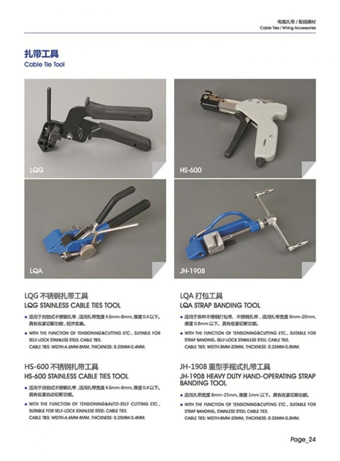 Automatic Stainless Steel Cable Tie Tool For Easy Installing S HS600