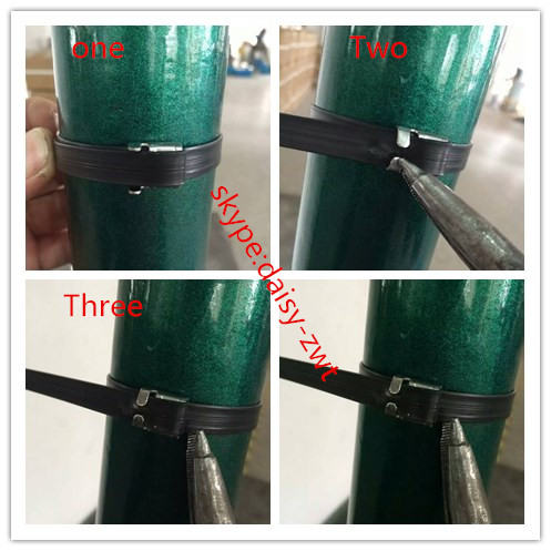 Polyester Coated Metal Wire Cable Ties , Electrical Tie Wraps For Petrochemical