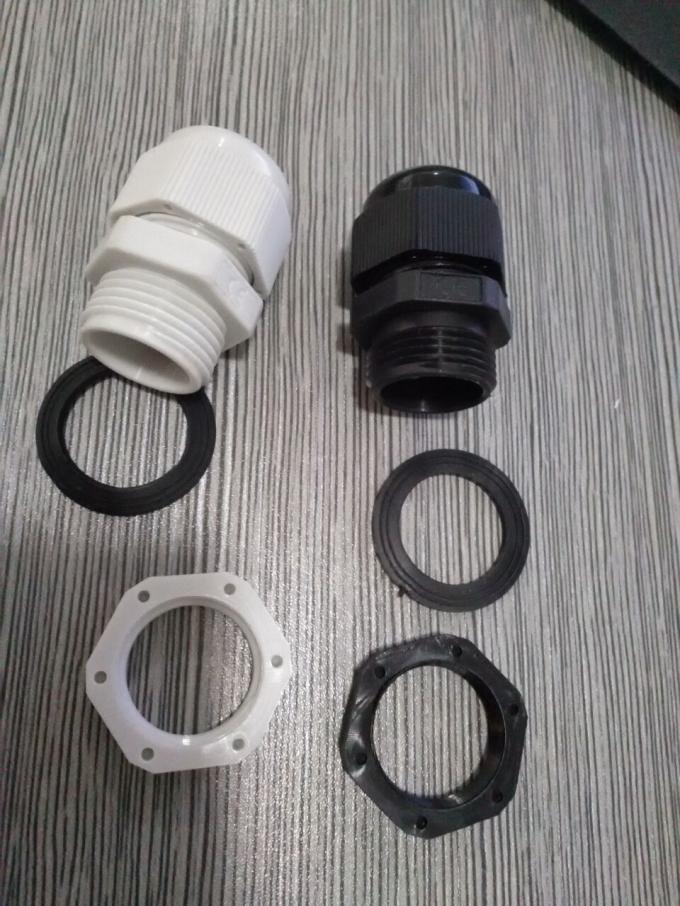PG63 Gray IP68 Electrical Cable Gland , Nylon Cable Gland With ROHS Report