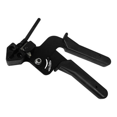 China Rugged Metal Tie Wrap Tool , Stainless Steel Cable Tie Tension Tool Plier Type supplier