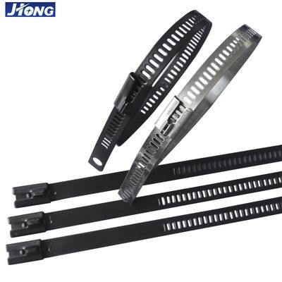 China Multi Lock Stainless Steel Ladder Cable Ties Used In Telecommunication supplier
