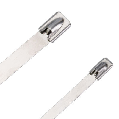 China Non Flammability Stainless Steel Cable Zip Ties For Shipbuilding Industry supplier
