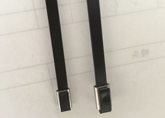 China Waterproof Coated Stainless Steel Cable Ties Non Toxic High Corrosion Resistance supplier