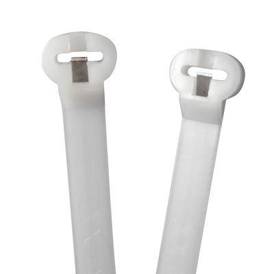 China Stainless Steel Plate Lock Heat Proof Cable Ties , Hvac Zip Ties Halogen Free supplier