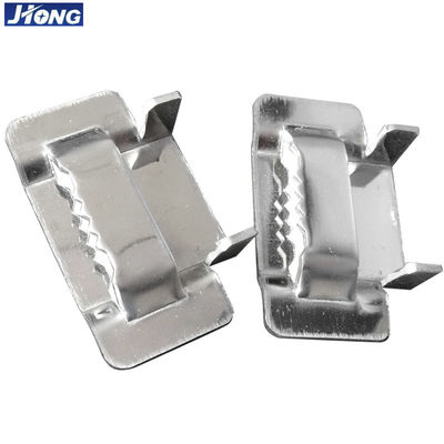 China Durable Stainless Steel Strapping Material Banding Strap Buckles With Ear Locking supplier