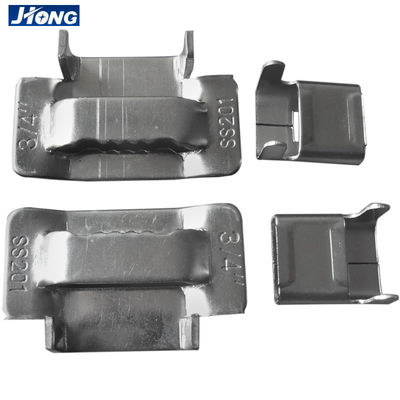 China Eco Friendly Stainless Steel Banding Buckles Use With Metal Strap Antirust supplier
