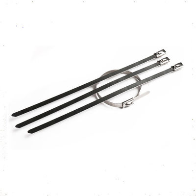 China Waterproof Stainless Steel Zip Ties - Self Locking Metal Cable Ties supplier