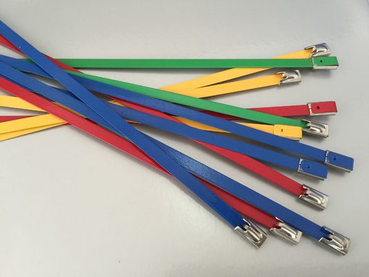 China Self - Lock PVC Coated Stainless Steel Cable Ties Solar Mounting Accessories Kit supplier