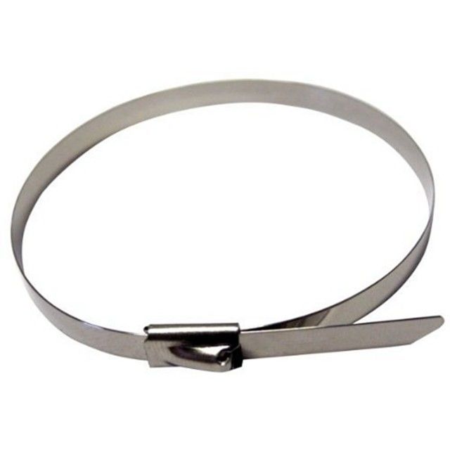 Outdoor SS 316 Stainless Steel Cable Zip Ties 3.5mm 19mm Width Long