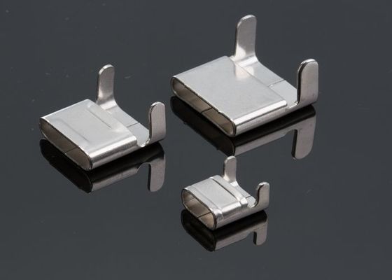 Ear Type / L Type 1/2 Inch Stainless Steel Banding Buckles Acid Resistance supplier