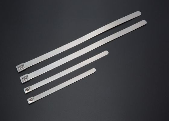 Ball Locking Metal Cable Ties B&amp;Q , Self Locking Stainless Steel Cable Ties supplier