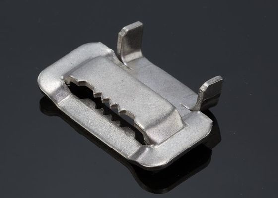 Ear Type / L Type 1/2 Inch Stainless Steel Banding Buckles Acid Resistance supplier