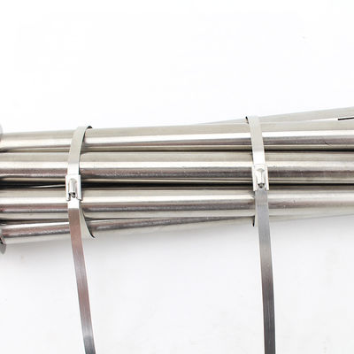 AISI 316 Stainless Steel Tie Wraps , Stainless Steel Locking Ties For Binding Cables supplier