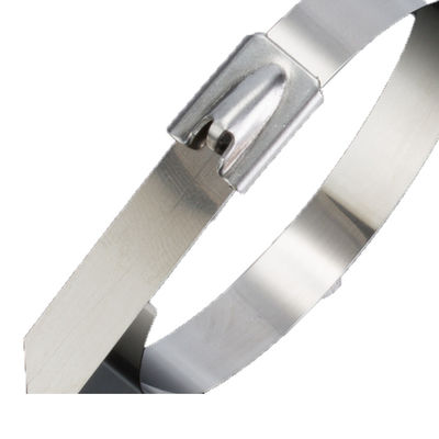 Outdoor SS 316 Stainless Steel Cable Zip Ties 3.5mm - 19mm Width Long Life Span supplier
