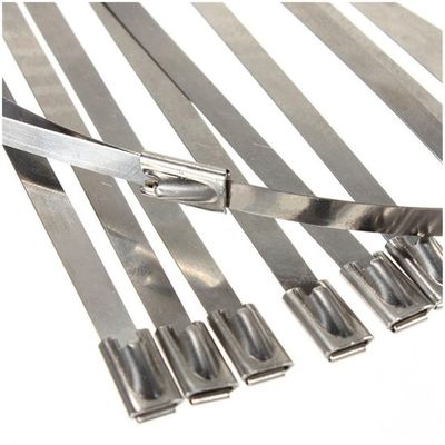 Waterproof Stainless Steel Zip Ties - Self Locking Metal Cable Ties supplier