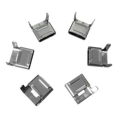 5/8 Inch SS 304 Stainless Steel Banding Buckles For Pole Pipe Weather Resistance supplier