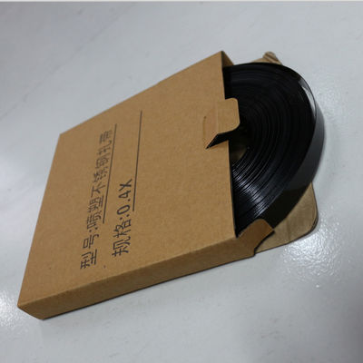 Polyester Coated SS 316 Stainless Steel Strapping Tape , Black Metal Banding Strips supplier