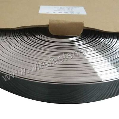 16 X 0.5mm Ss Banding Strap , Galvanized Steel Banding Tape For Power Industry supplier