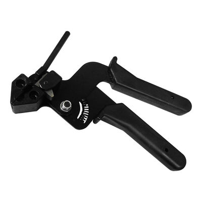 Rugged Metal Tie Wrap Tool , Stainless Steel Cable Tie Tension Tool Plier Type supplier