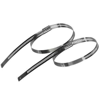 Self Locking Stainless Steel Ladder Cable Ties With Flat And Low Profile Head supplier