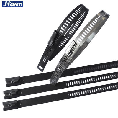 Multi Lock Stainless Steel Ladder Cable Ties Used In Telecommunication supplier