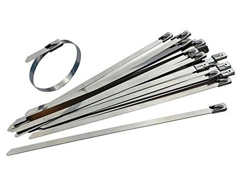 Customized Length Self Locking Stainless Steel Cable Ties Used In Telecommunication supplier