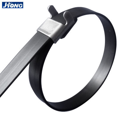 Heat Resistant Metal Detectable Zip Ties 12mm Cable Ties For Telecommunication supplier