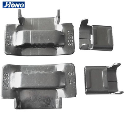 Eco Friendly Stainless Steel Banding Buckles Use With Metal Strap Antirust supplier