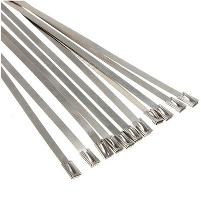 3.5 Width Stainless Steel Cable Zip Ties Fire Retardant CE Certificate supplier