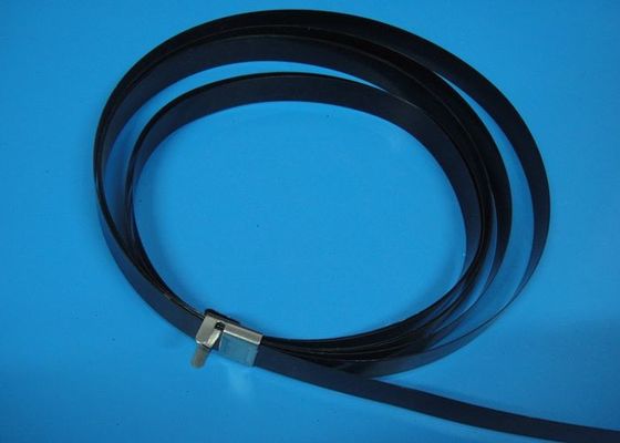 Polyester Coated Metal Wire Cable Ties , Electrical Tie Wraps For Petrochemical supplier