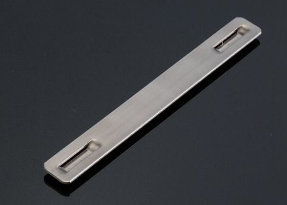 15mm Width Metal Cable Tags , 316 Stainless Steel Conduit Tags With  Two Holes supplier