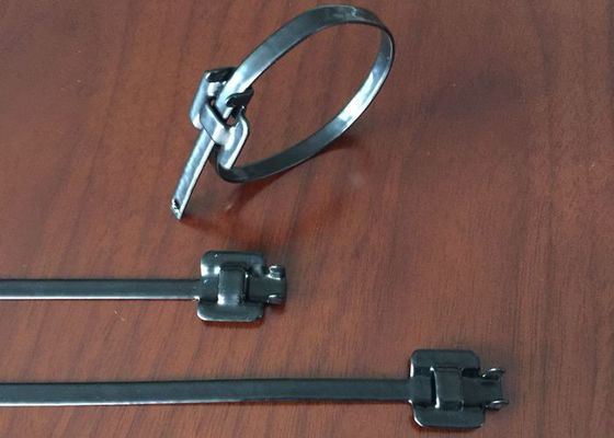 PPA Coated SS316 Reusable Stainless Steel Cable Ties For Telecommunication supplier