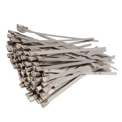 Self Locking Stainless Steel Wire Ties Large Tie Wraps 4.6mm Width Waterproof supplier