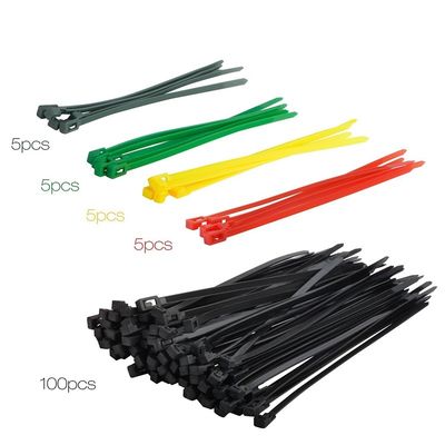 Stainless Steel Barb Nylon Cable Ties / Outdoor Zip Ties 4.8mm Width supplier