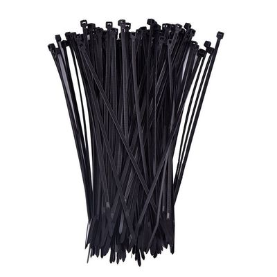 4 - 18 Inch Reusable Plastic Cable Ties , High Heat Nylon Zip Ties 4.8mm*300mm supplier