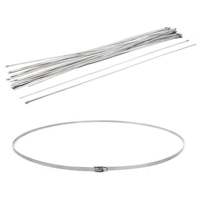 316 self-lock Stainless Steel Cable Ties- Ball-Lock Double Wrapped Uncoated Ties supplier