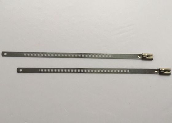 SS304 Ladder Style Cable Ties , Stainless Steel Cable Zip Ties 12mm Width supplier