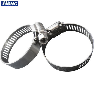 American / German Type Stainless Steel Hose Clamps Pipe Metal Tie Higher Torque supplier