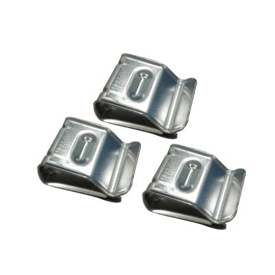 Australian Standard 2x 4 Mmsq Solar Wire Clips , Silver Metal Cable Clips supplier